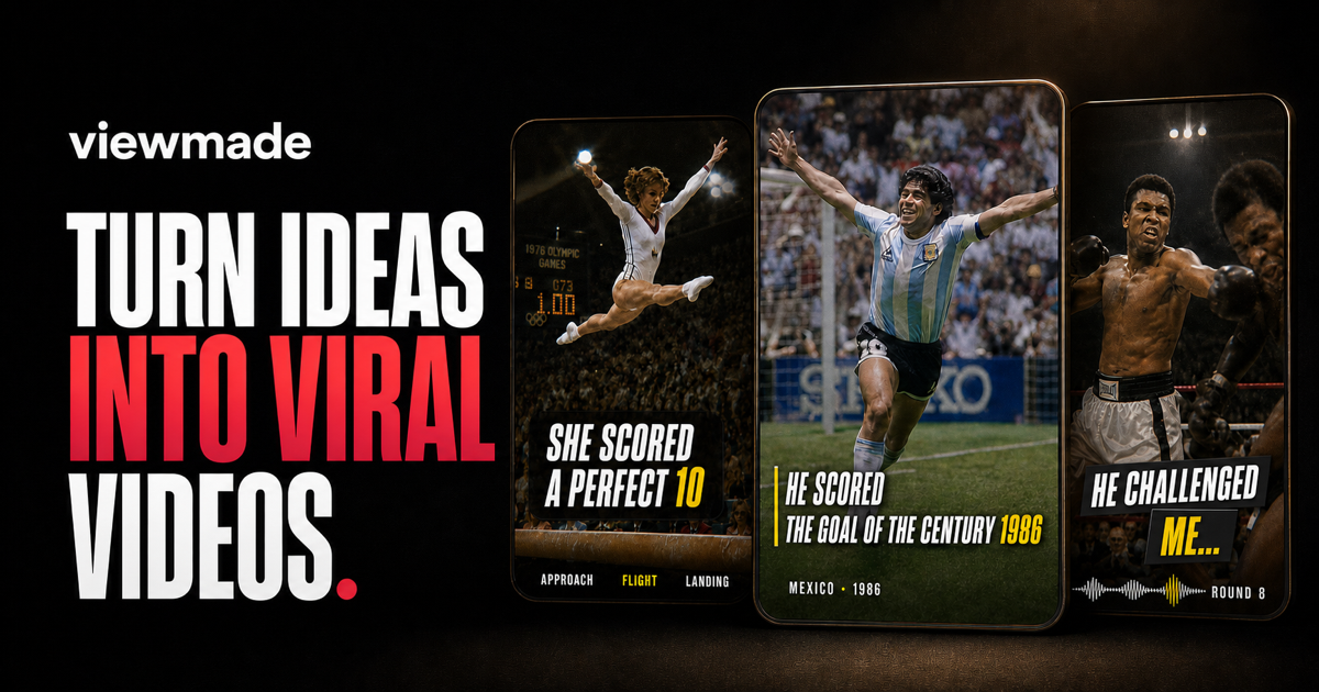 ViewMade turning ideas into three finished vertical video examples